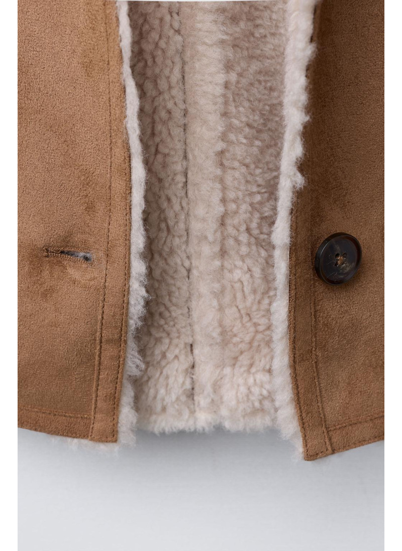 Двухсторонняя куртка из искусственного меха Двухсторонняя куртка из искусственного меха