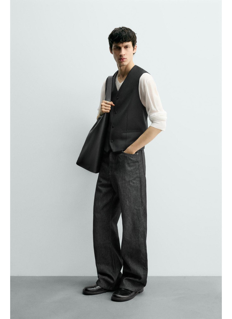 Жилет с контрастной структ�...