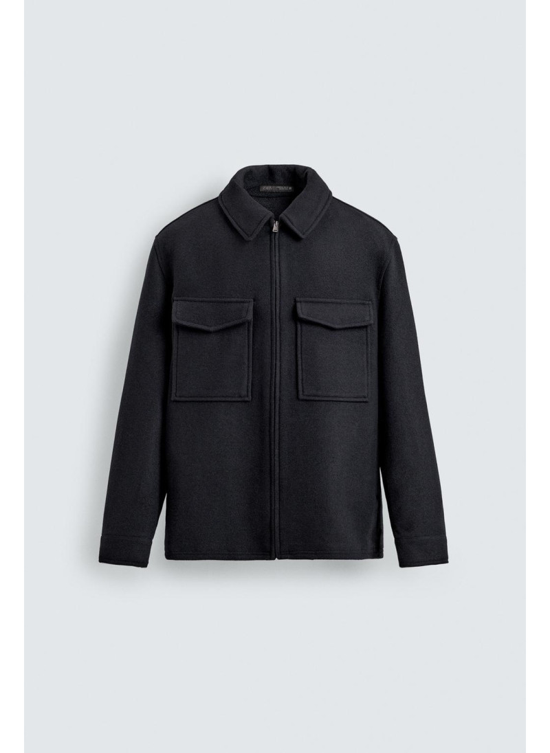 КУРТКА-РУБАШКА REGULAR FIT С ШЕРСТЬЮ КУРТКА-РУБАШКА REGULAR FIT С ШЕРСТЬЮ