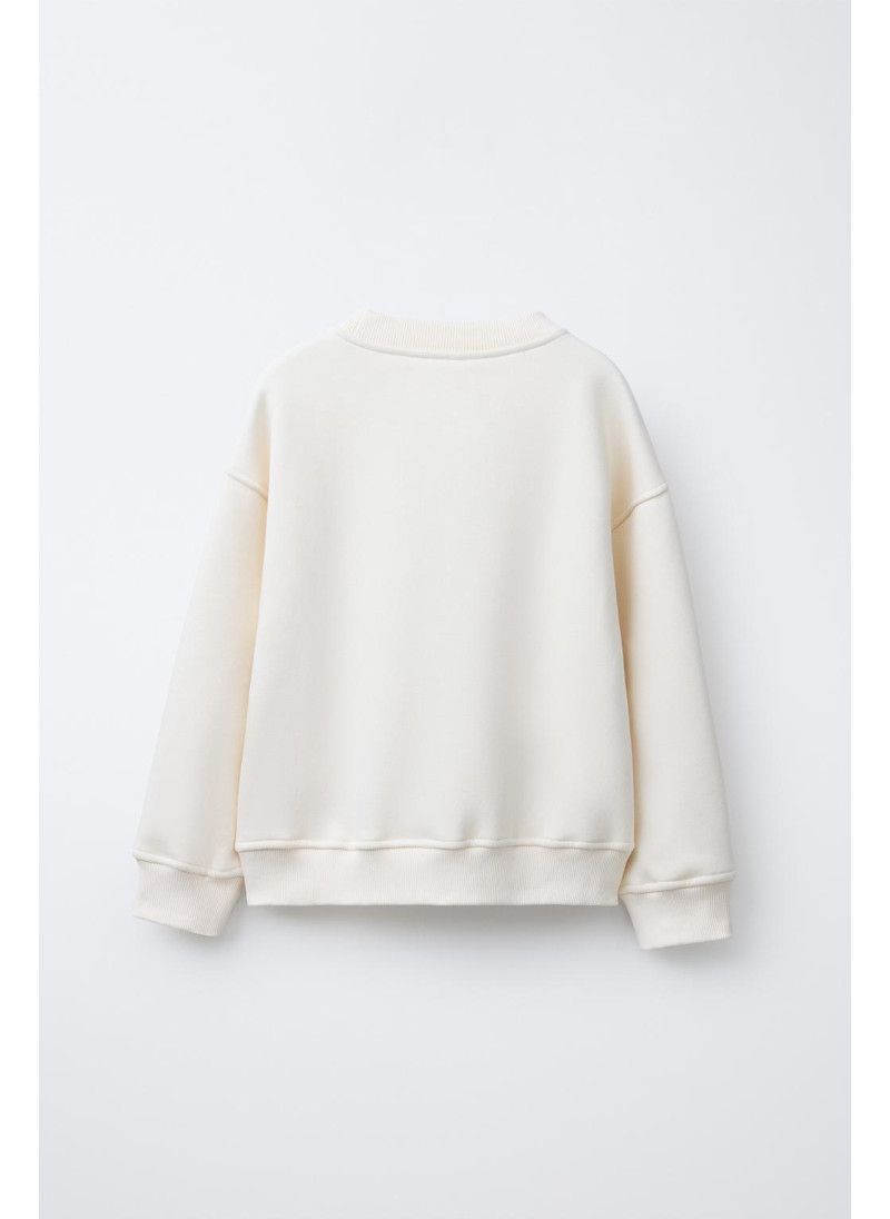 ТОЛСТОВКА С ЦВЕТОЧНЫМИ БУСИНАМИ ТОЛСТОВКА С ЦВЕТОЧНЫМИ БУСИНАМИ