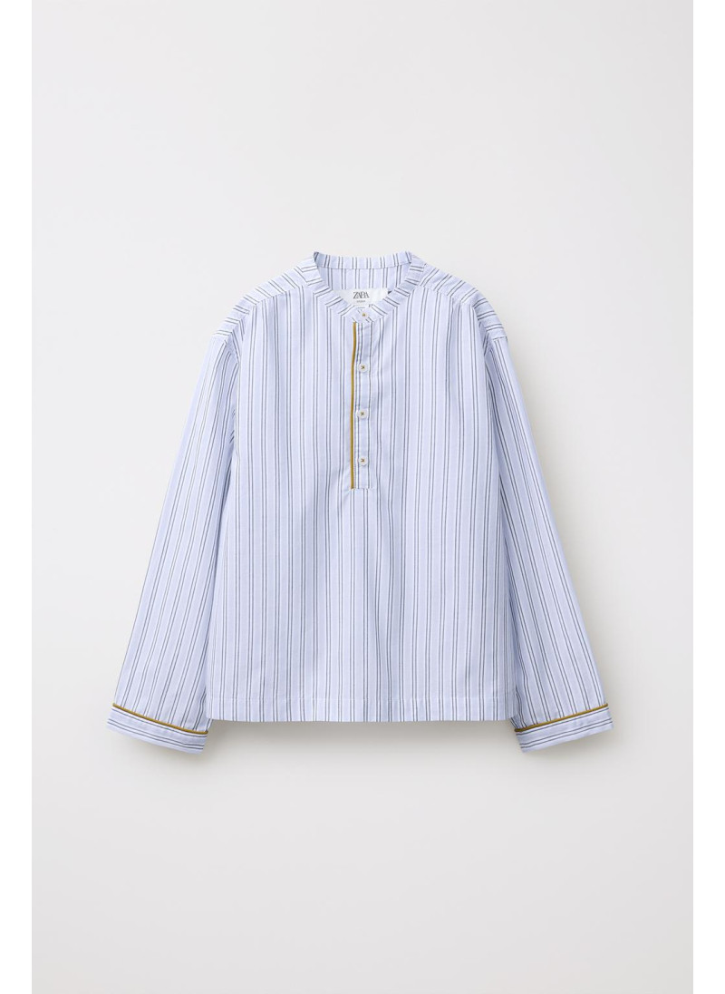 Пижамная рубашка в полоску ...