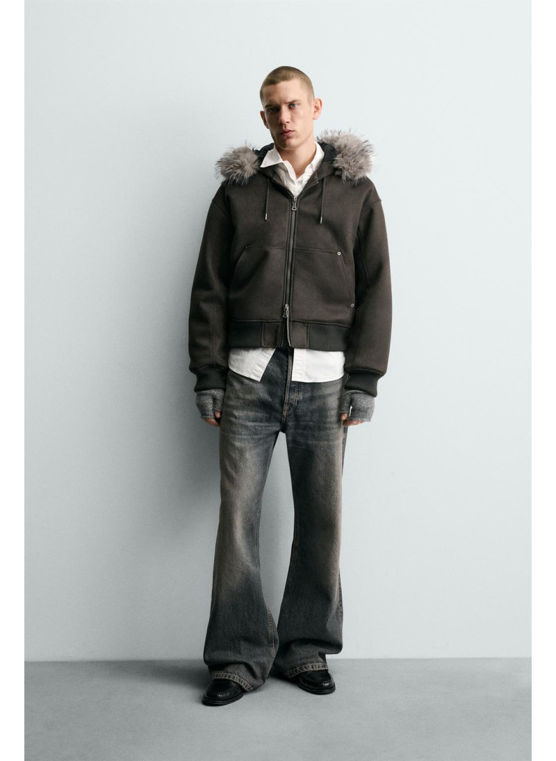 СТЕГАНАЯ КУРТКА С ЭФФЕКТОМ ...