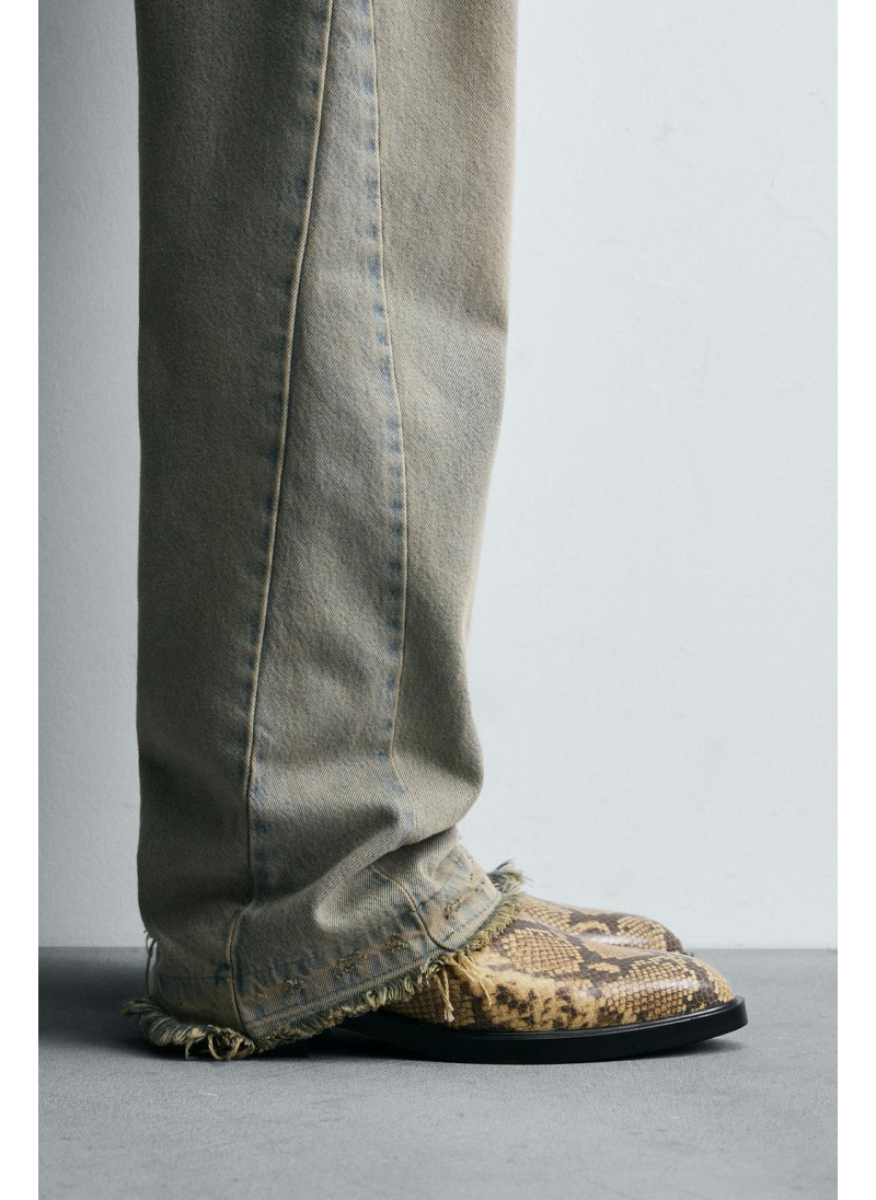 КОЖАНЫЕ САПОГИ С АНИМАЛИСТ�...