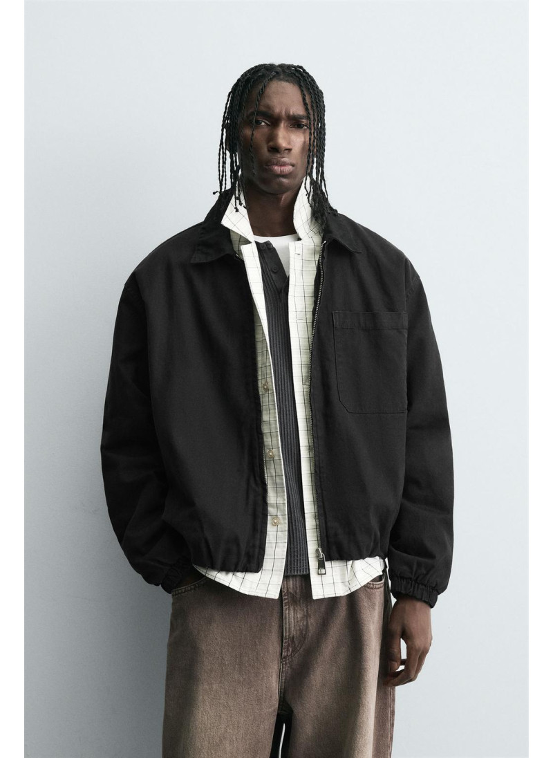 Куртка с молнией свободного кроя Куртка с молнией свободного кроя