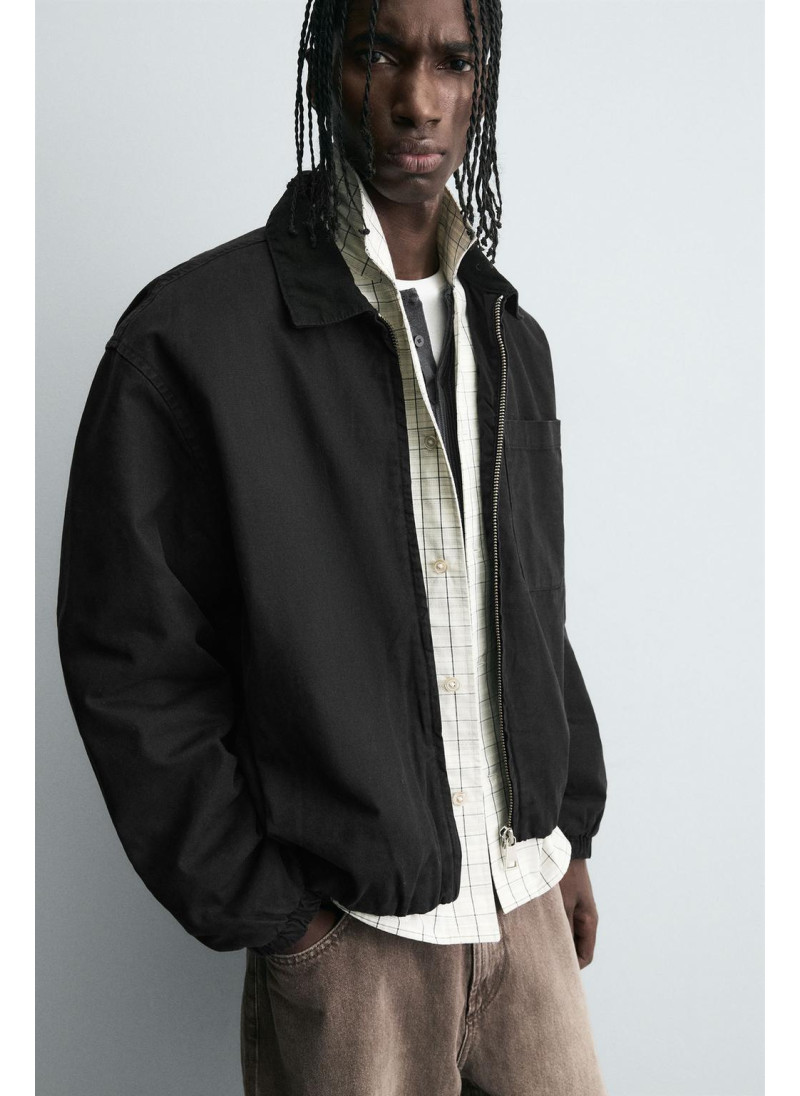 Куртка с молнией свободного кроя Куртка с молнией свободного кроя