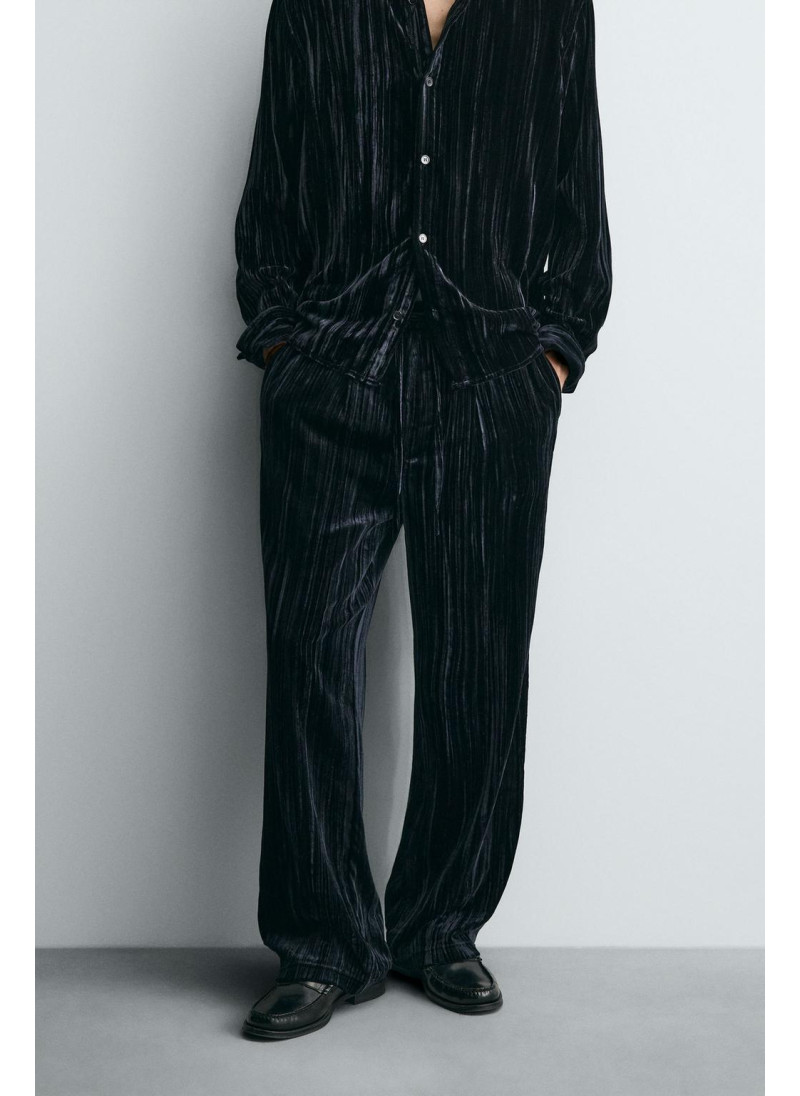 Брюки из вельвета с защипами Брюки из вельвета с защипами