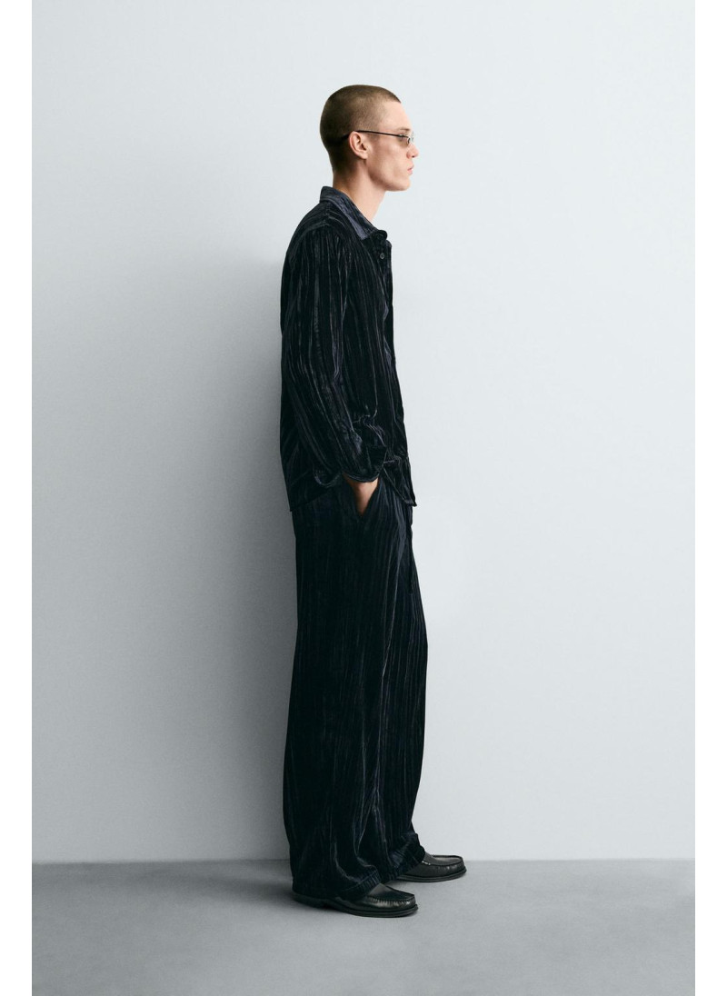 Брюки из вельвета с защипами Брюки из вельвета с защипами