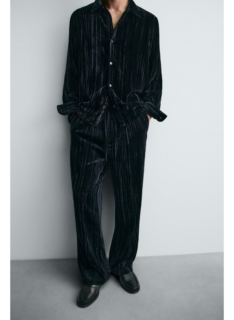 Брюки из вельвета с защипами Брюки из вельвета с защипами