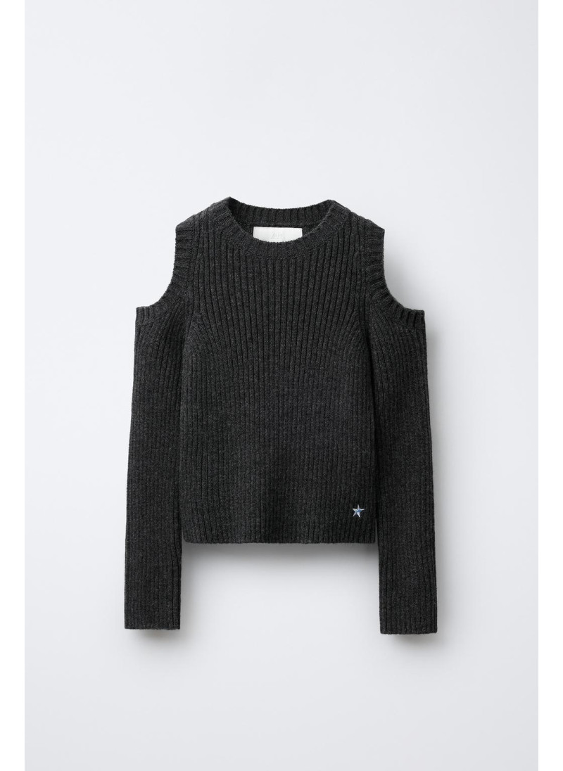 Свитер вязаный с вышитой вы...