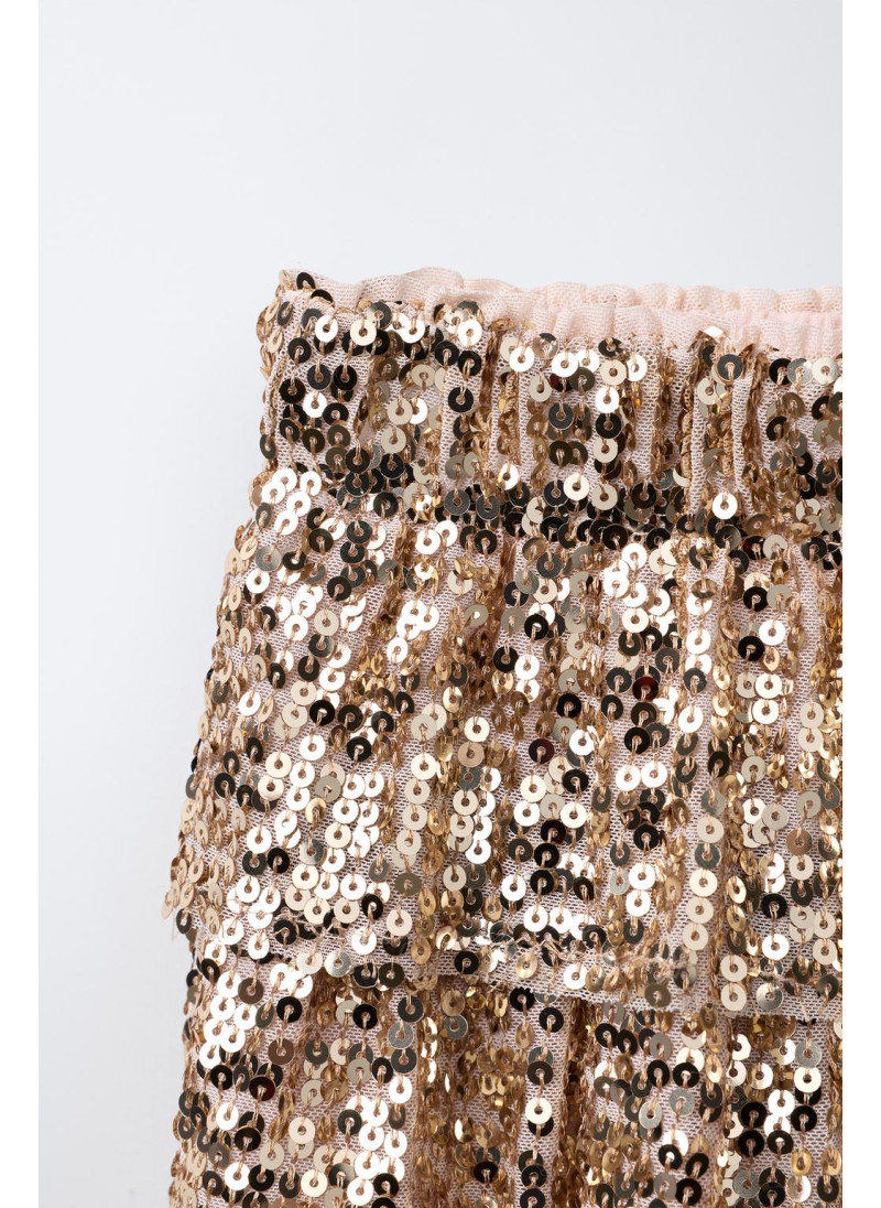 Юбка с оборками и пайетками Юбка с оборками и пайетками