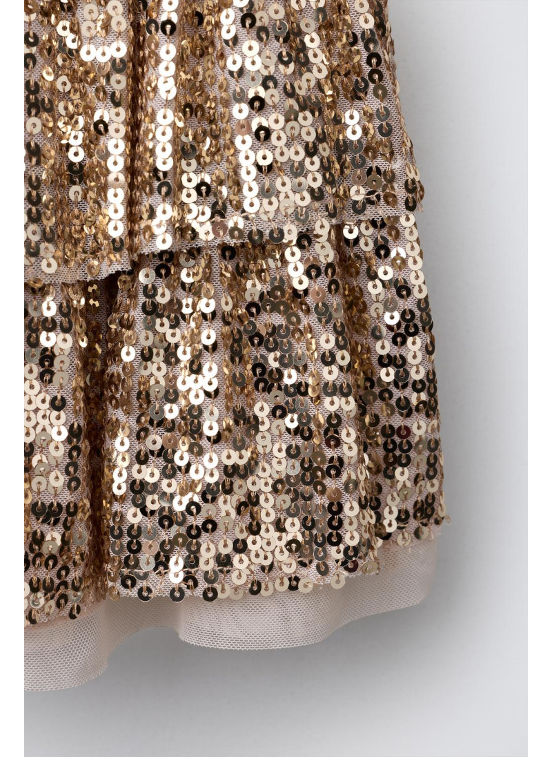 Юбка с оборками и пайетками Юбка с оборками и пайетками