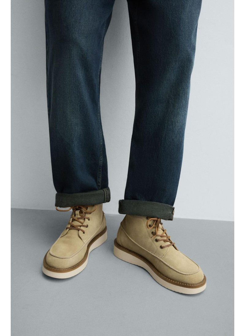 КОЖАНЫЕ БОТИНКИ СО ШНУРОВКОЙ КОЖАНЫЕ БОТИНКИ СО ШНУРОВКОЙ