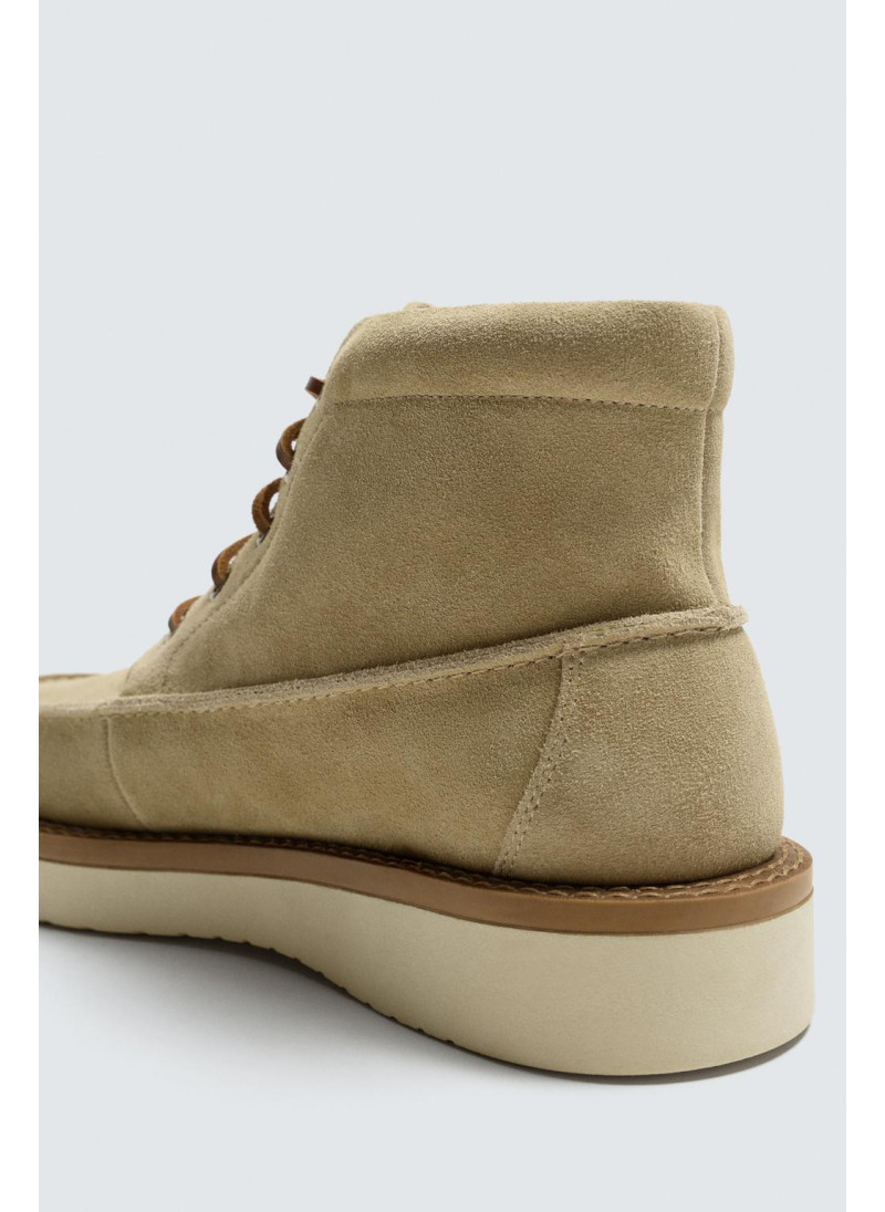 КОЖАНЫЕ БОТИНКИ СО ШНУРОВКОЙ КОЖАНЫЕ БОТИНКИ СО ШНУРОВКОЙ