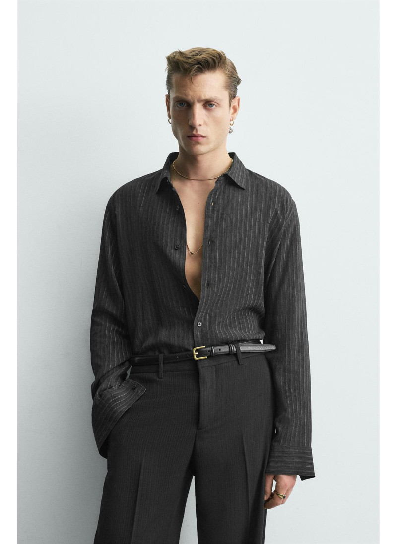 Рубашка с блеском в полоску limited edition Рубашка с блеском в полоску limited edition