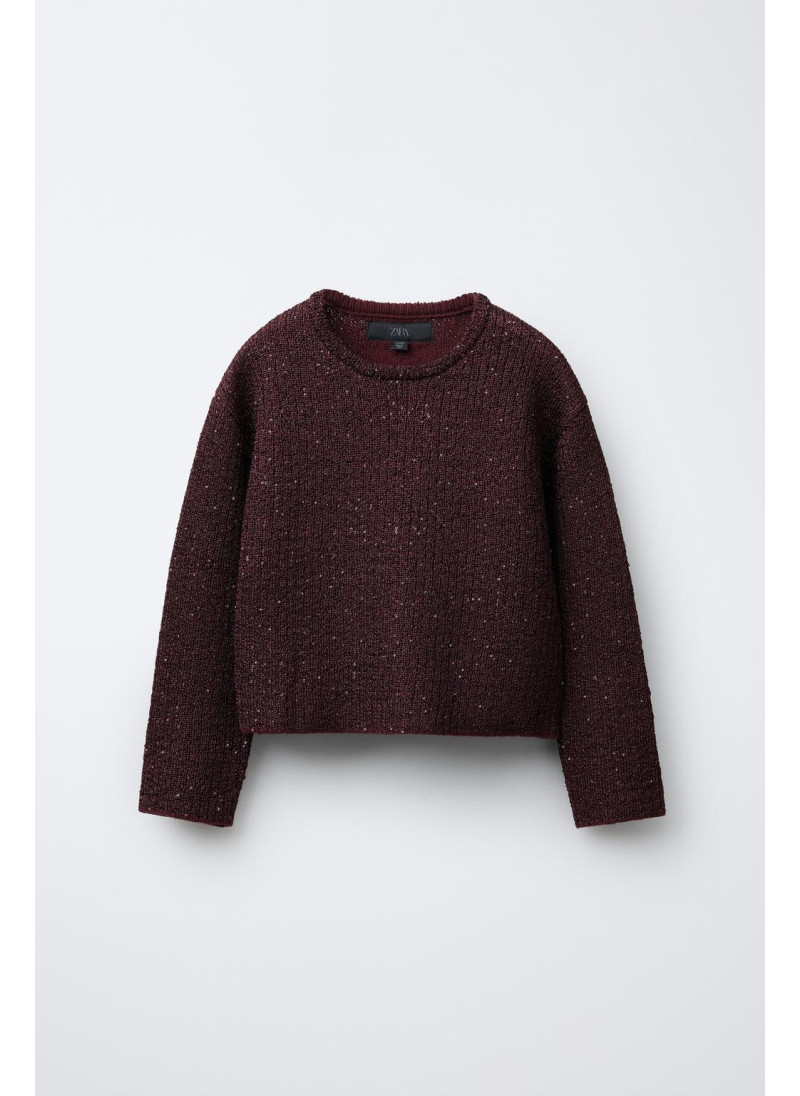 СВИТЕР С ПАЙЕТКАМИ СВИТЕР С ПАЙЕТКАМИ