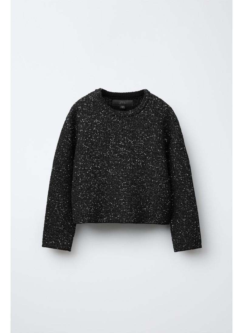 СВИТЕР С ПАЙЕТКАМИ СВИТЕР С ПАЙЕТКАМИ