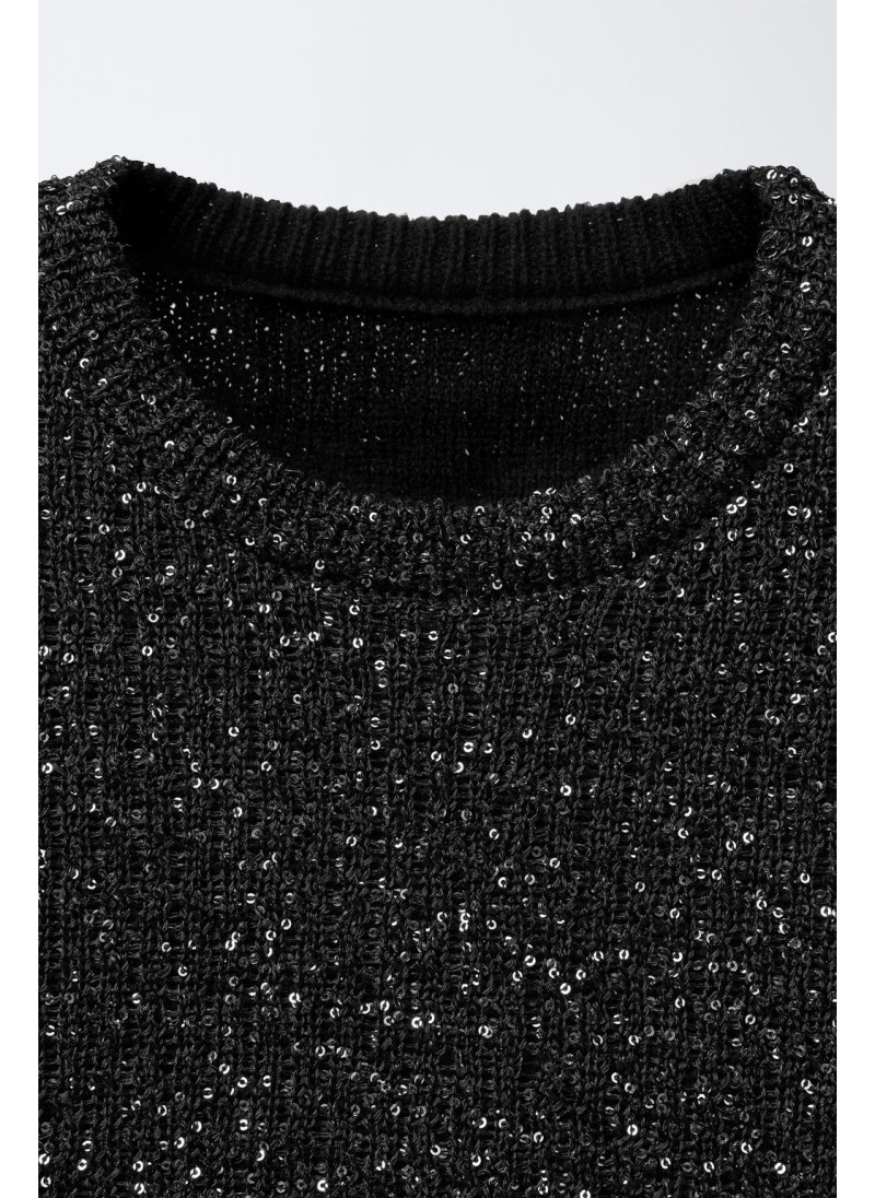 СВИТЕР С ПАЙЕТКАМИ СВИТЕР С ПАЙЕТКАМИ