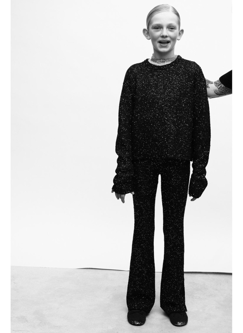 БРЮКИ FLARE С ПАЙЕТКАМИ