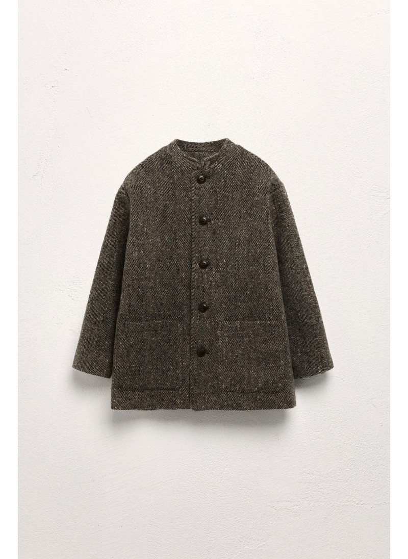 Пальто с отложным воротником из шерсти ограниченной коллекции 2-5 лет Пальто с отложным воротником из шерсти ограниченной коллекции 2-5 лет