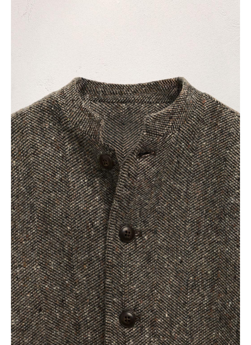 Пальто с отложным воротником из шерсти ограниченной коллекции 2-5 лет Пальто с отложным воротником из шерсти ограниченной коллекции 2-5 лет