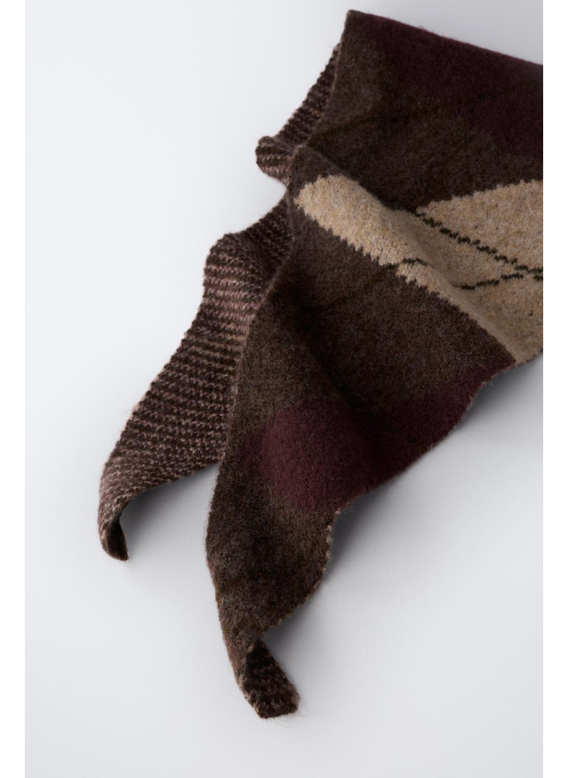 Шарф с аргайловым узором Шарф с аргайловым узором