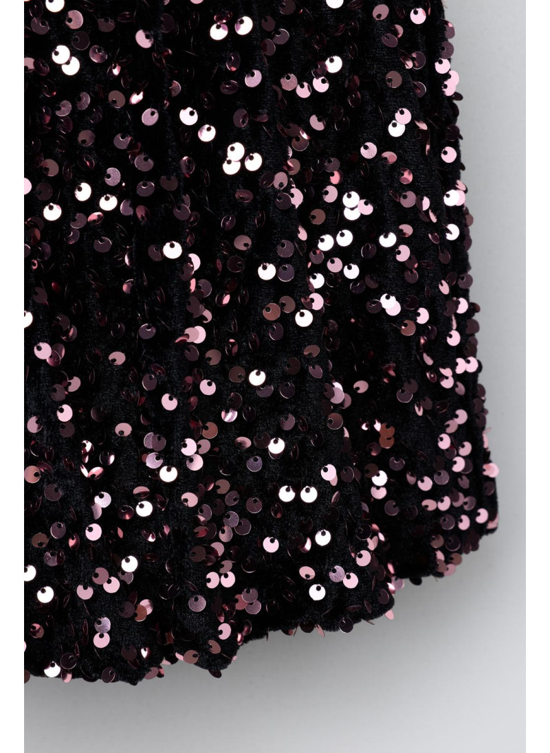 Юбка с пайетками в стиле баллон Юбка с пайетками в стиле баллон