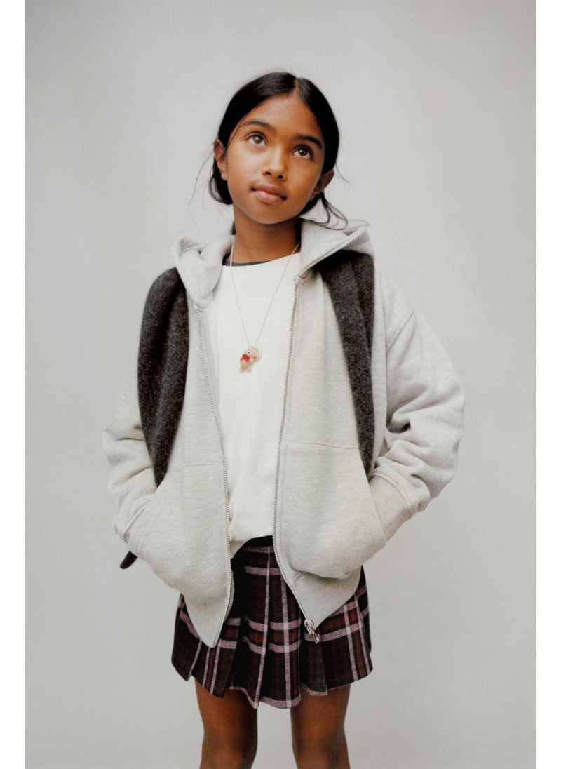 Юбка-шорты в клетку с гофре