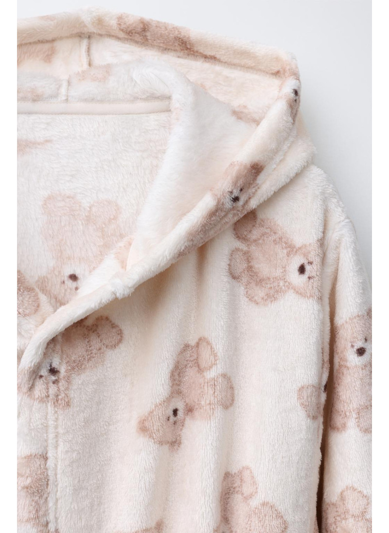 Халат из флиса с медведями Халат из флиса с медведями