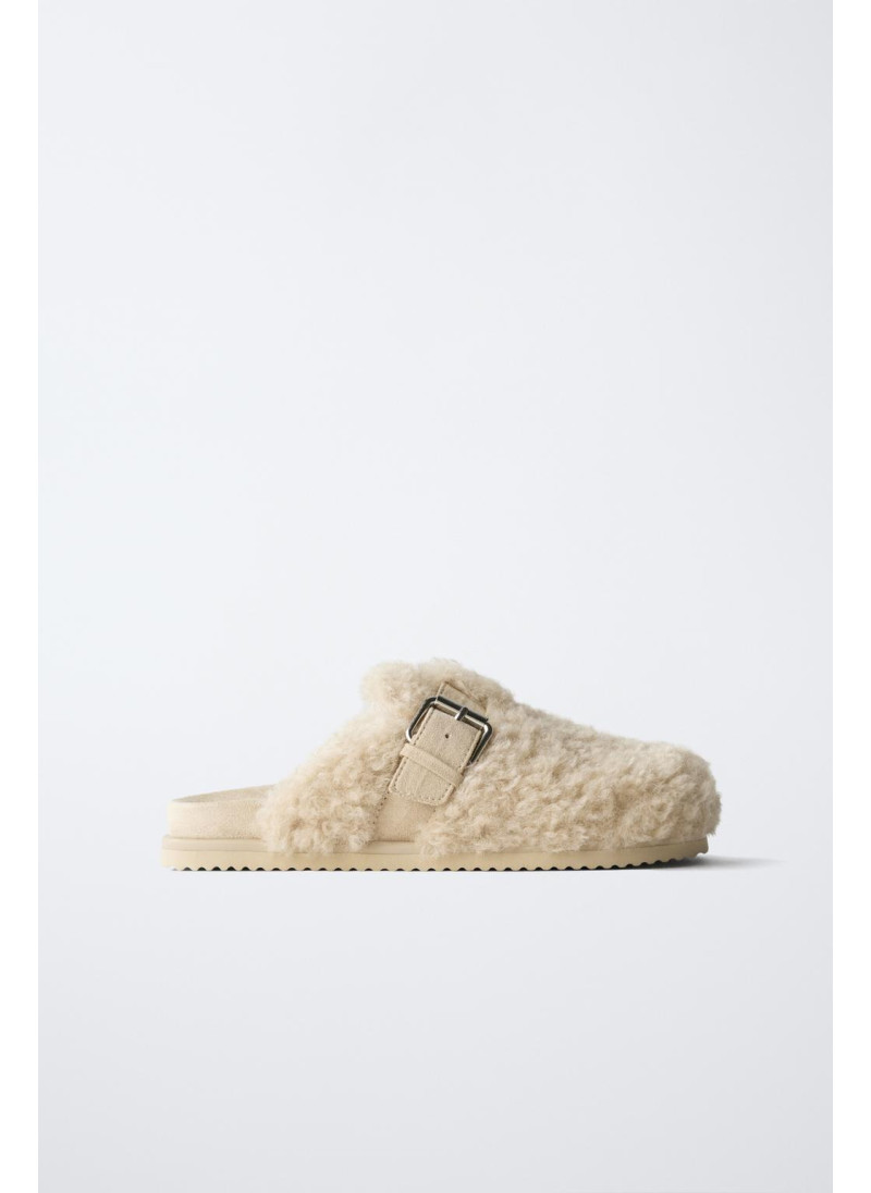 Сабо с эко-овчиной