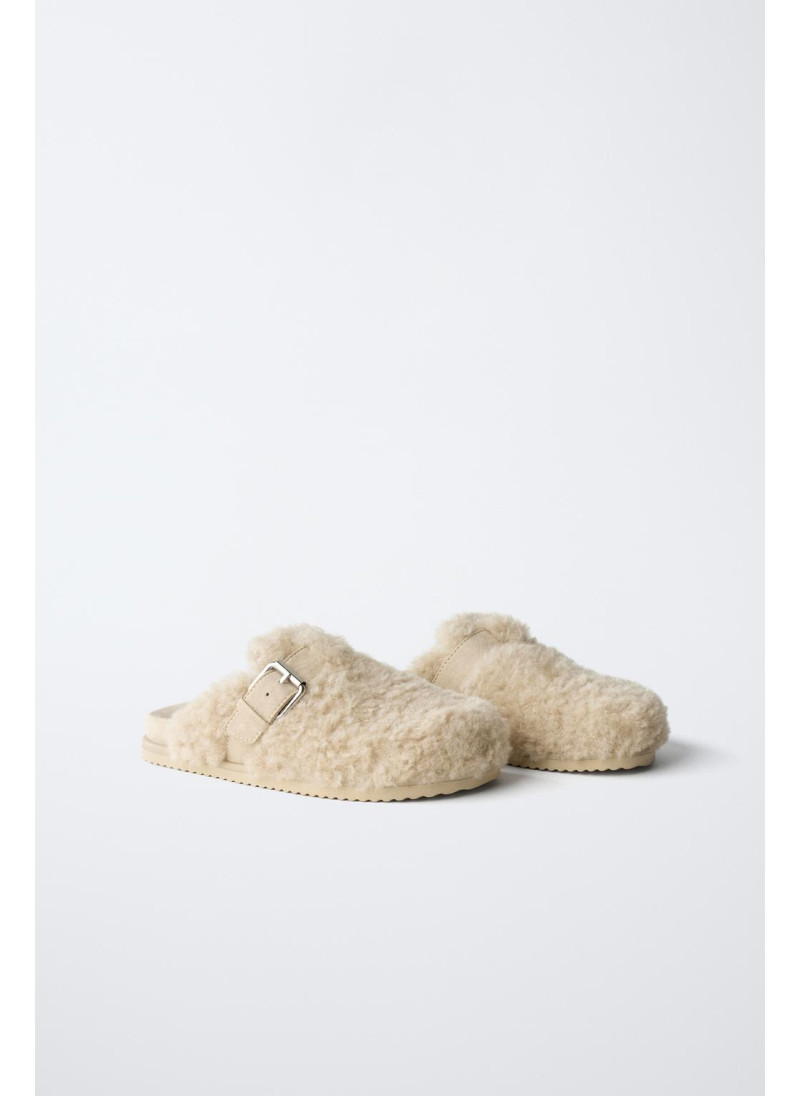 Сабо с эко-овчиной Сабо с эко-овчиной