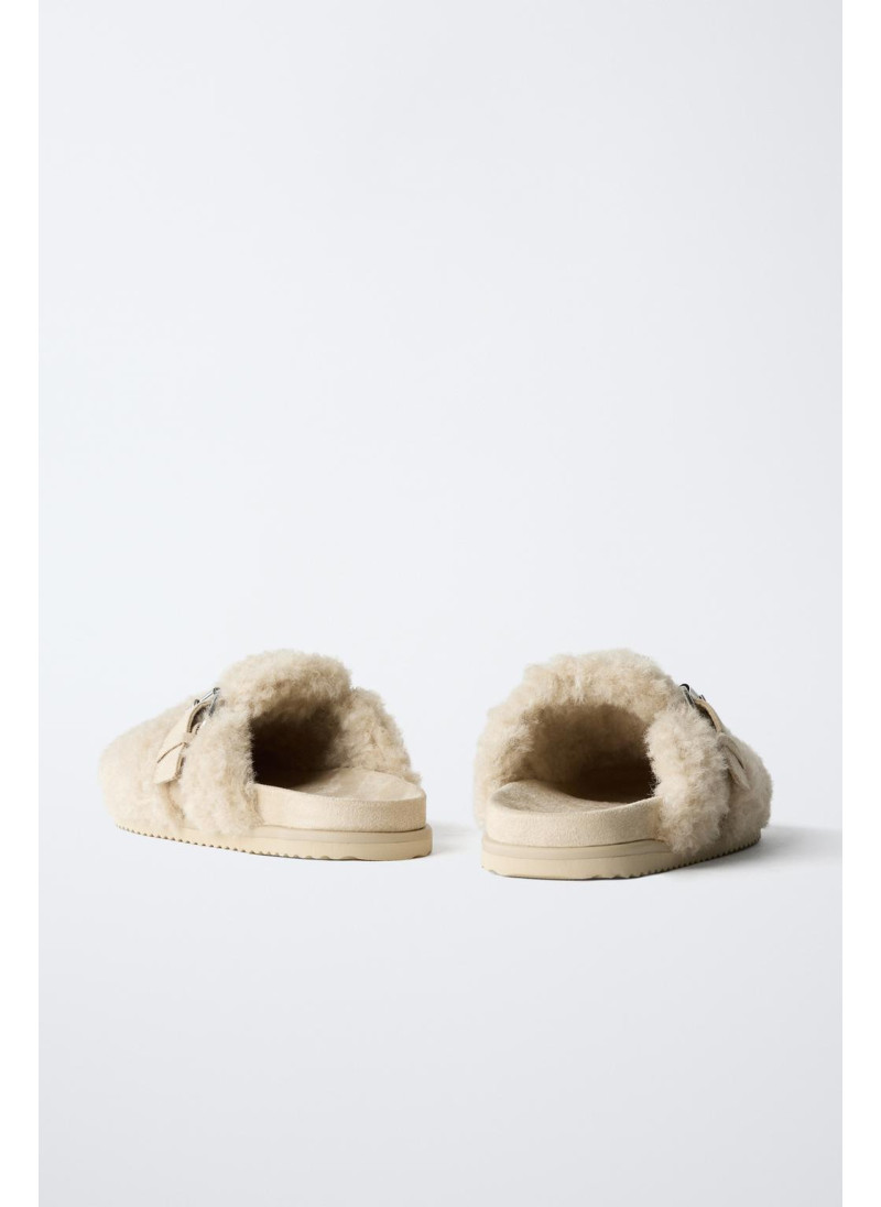 Сабо с эко-овчиной Сабо с эко-овчиной