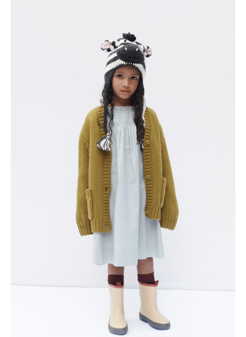 Кардиган из шерсти ограниченной серии из шерстяно-шерстяного вязаного полотна Кардиган из шерсти ограниченной серии из шерстяно-шерстяного вязаного полотна