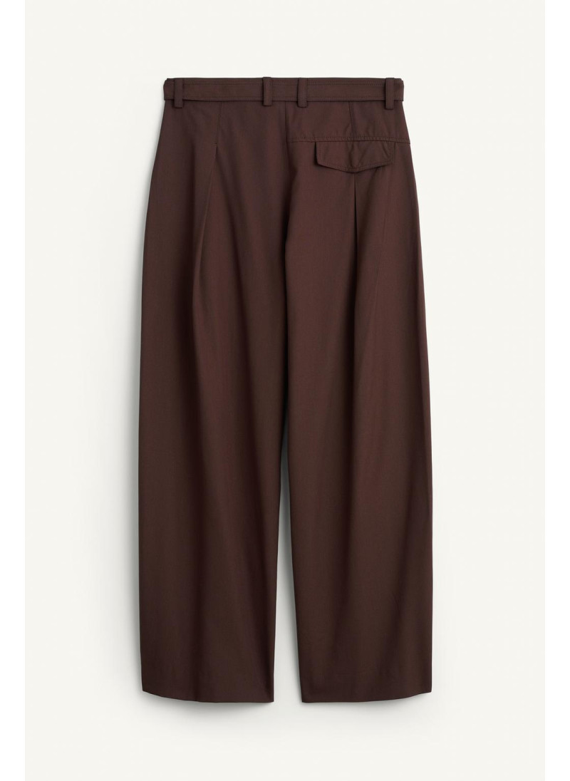 Широкие брюки из шерсти и вискозы Широкие брюки из шерсти и вискозы