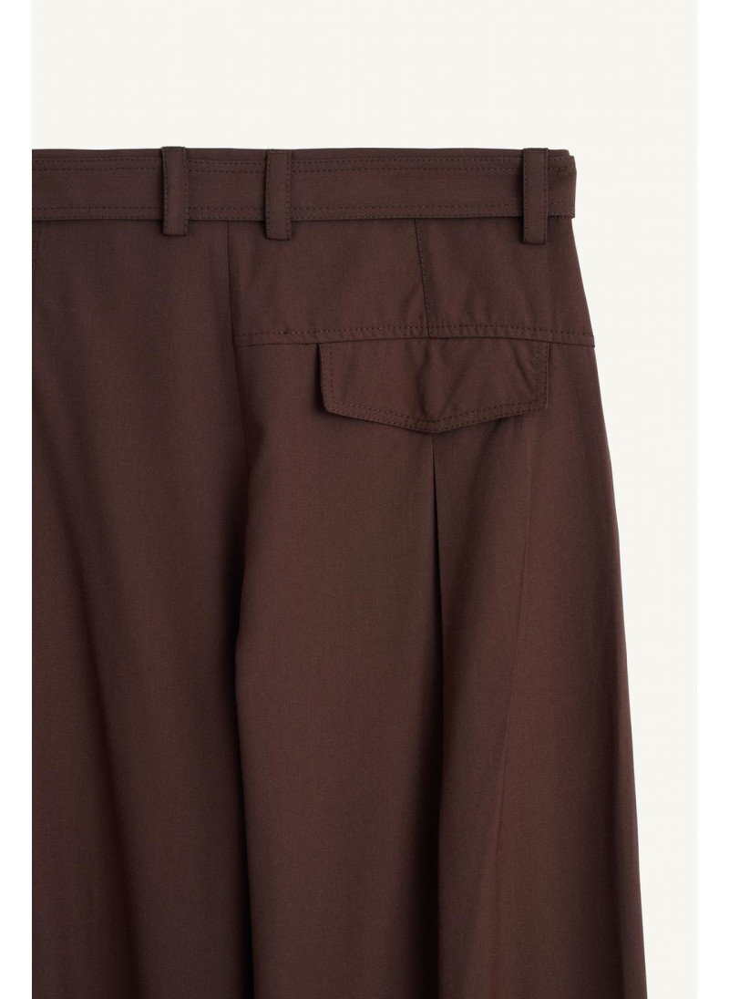 Широкие брюки из шерсти и вискозы Широкие брюки из шерсти и вискозы