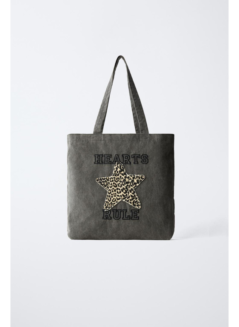 ДЖИНСОВАЯ СУМКА-ШОПЕР С ЗВЕЗДОЙ ДЖИНСОВАЯ СУМКА-ШОПЕР С ЗВЕЗДОЙ