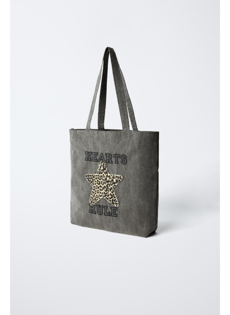 ДЖИНСОВАЯ СУМКА-ШОПЕР С ЗВЕЗДОЙ ДЖИНСОВАЯ СУМКА-ШОПЕР С ЗВЕЗДОЙ