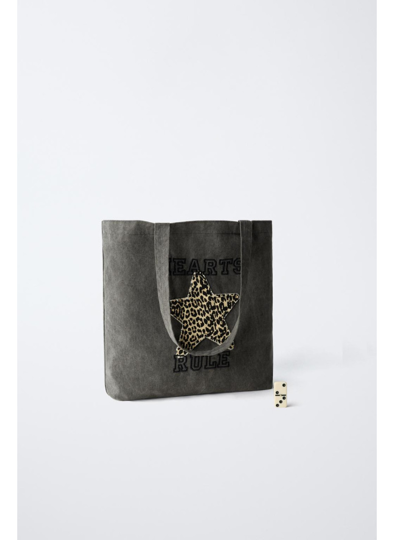 ДЖИНСОВАЯ СУМКА-ШОПЕР С ЗВЕЗДОЙ ДЖИНСОВАЯ СУМКА-ШОПЕР С ЗВЕЗДОЙ