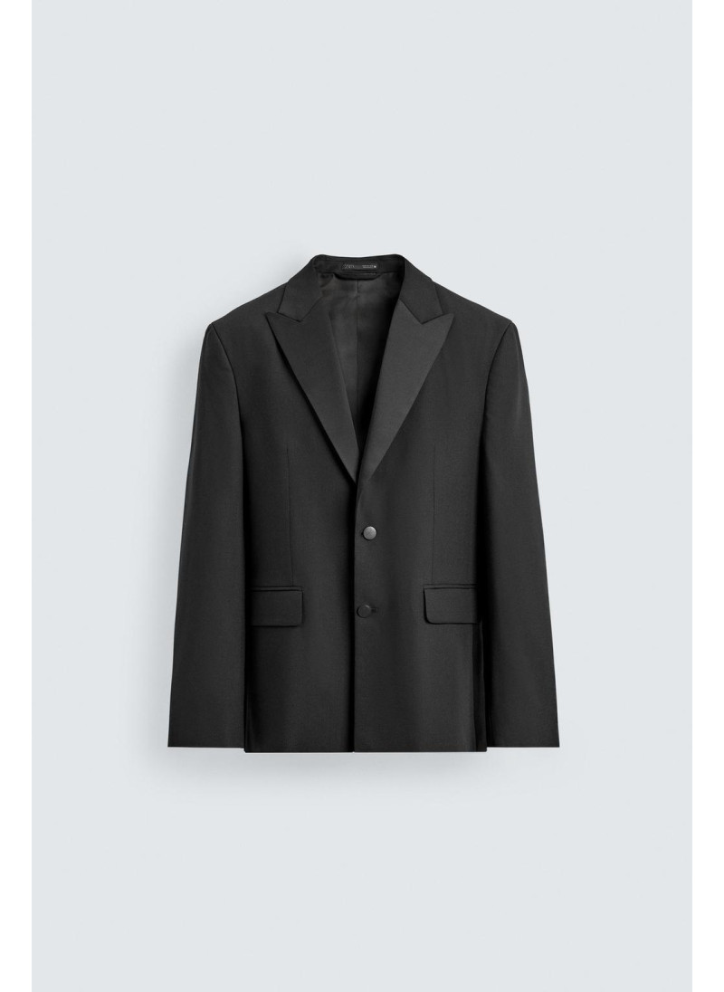 Блейзер из шерстяно-микрофибрного материала для праздничных ужинов Блейзер из шерстяно-микрофибрного материала для праздничных ужинов