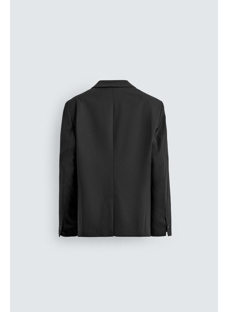 Блейзер из шерстяно-микрофибрного материала для праздничных ужинов Блейзер из шерстяно-микрофибрного материала для праздничных ужинов