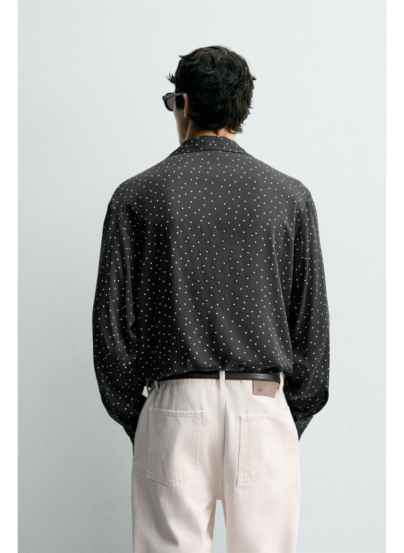 Рубашка в горох zara Рубашка в горох zara