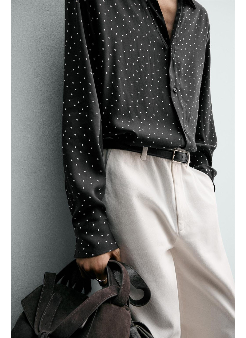 Рубашка в горох zara Рубашка в горох zara