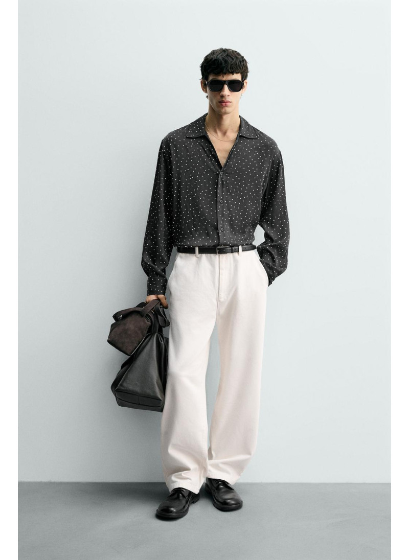 Рубашка в горох zara