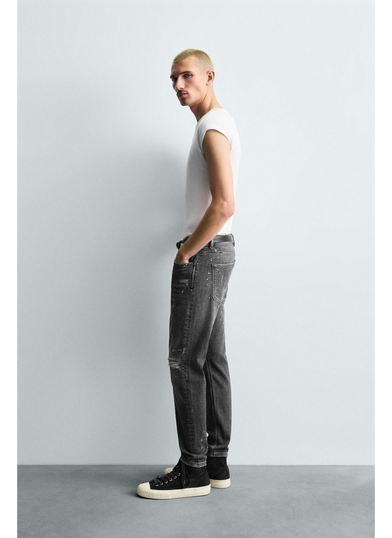 ДЖИНСЫ SKINNY FIT С ДЫРАМИ ДЖИНСЫ SKINNY FIT С ДЫРАМИ