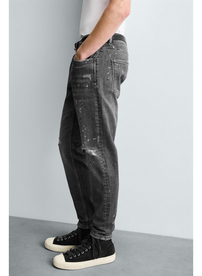 ДЖИНСЫ SKINNY FIT С ДЫРАМИ ДЖИНСЫ SKINNY FIT С ДЫРАМИ