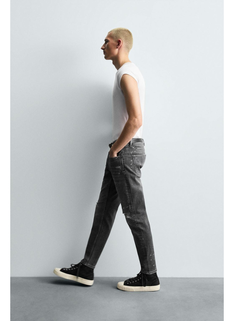 ДЖИНСЫ SKINNY FIT С ДЫРАМИ ДЖИНСЫ SKINNY FIT С ДЫРАМИ