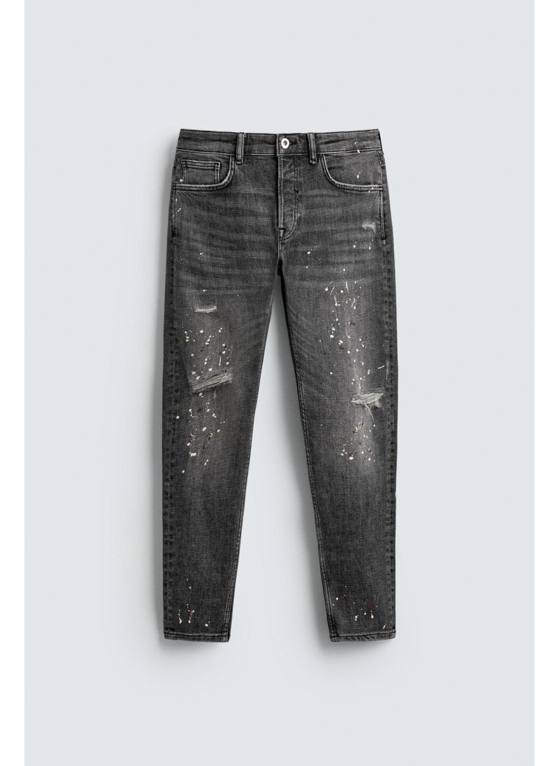 ДЖИНСЫ SKINNY FIT С ДЫРАМИ ДЖИНСЫ SKINNY FIT С ДЫРАМИ