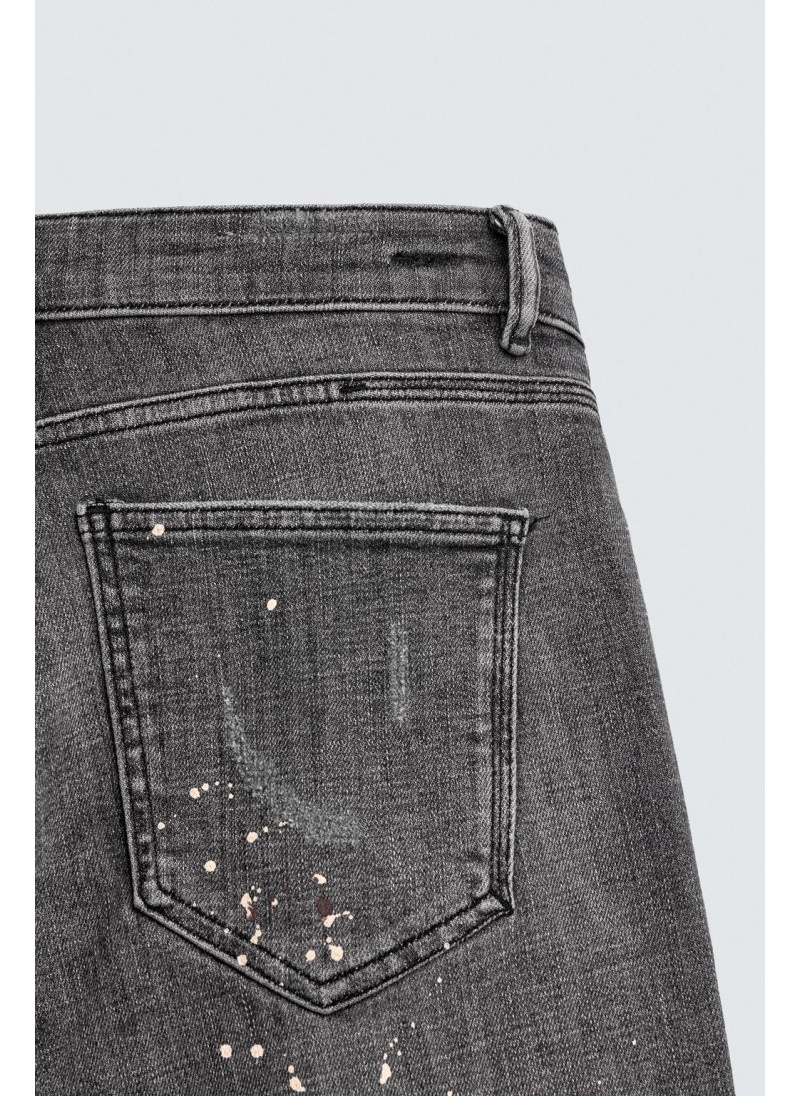 ДЖИНСЫ SKINNY FIT С ДЫРАМИ ДЖИНСЫ SKINNY FIT С ДЫРАМИ