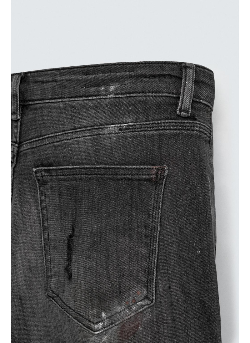 ДЖИНСЫ SKINNY FIT С ДЫРАМИ ДЖИНСЫ SKINNY FIT С ДЫРАМИ