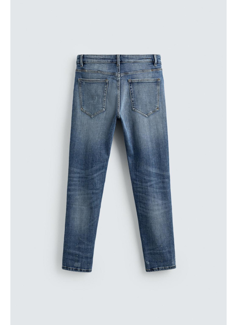 ДЖИНСЫ SKINNY FIT С ДЫРАМИ ДЖИНСЫ SKINNY FIT С ДЫРАМИ