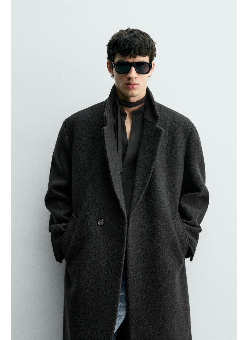 ПАЛЬТО ИЗ ШЕРСТИ БУКЛЕ ПАЛЬТО ИЗ ШЕРСТИ БУКЛЕ